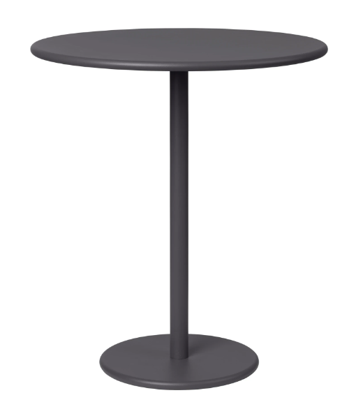 Side table STAY dark grey Blomus — front view and full silhouette