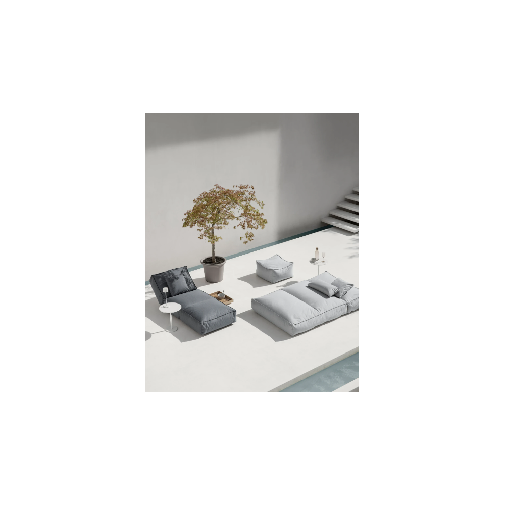 Almofada cinza clara 45x45cm ficar cinza 45x45cm estadia blomus Blomus - 2