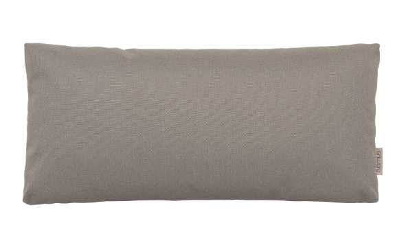 Outdoor-Kissen STAY braun Earth Blomus — Vorderansicht und ganze Silhouette