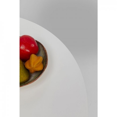 Tavolo da pranzo SCHICKERIA bianca con base a tulipano KARE Design — dettaglio del piano
