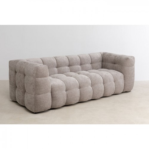 Canapé 3 places velours gris 240cm SALAMANCA Kare design - 1