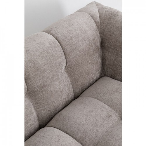Sofá 3 lugares de veludo cinzento 240cm salamanca Kare design - 10