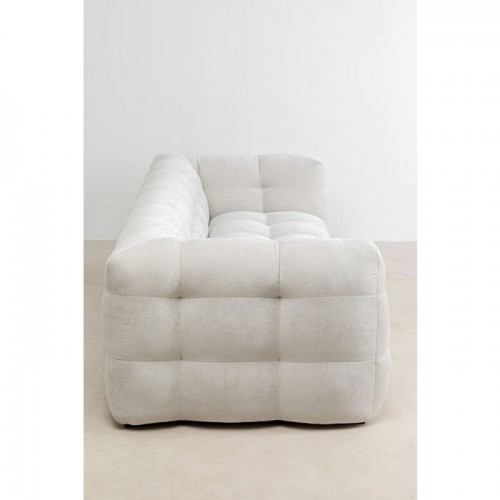 Divano in velluto crema 3 posti 240 cm SALAMANCA Kare design - 6