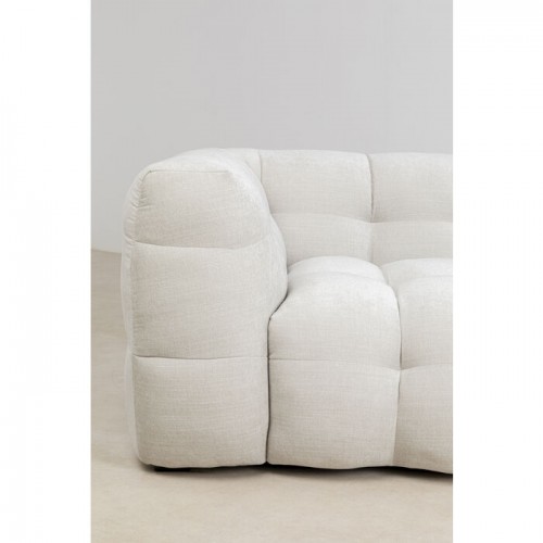 Sofá de terciopelo crema de 3 asientos 240cm SALAMANCA Kare design - 8