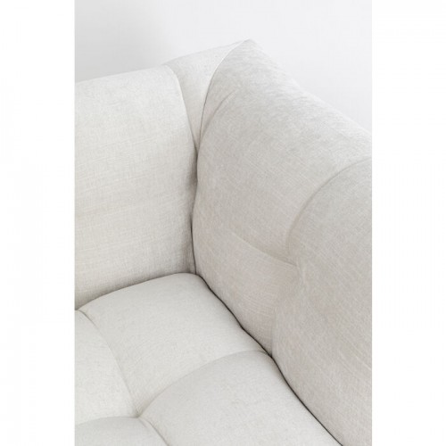 Canapé 3 places velours crème 240cm SALAMANCA Kare design - 11