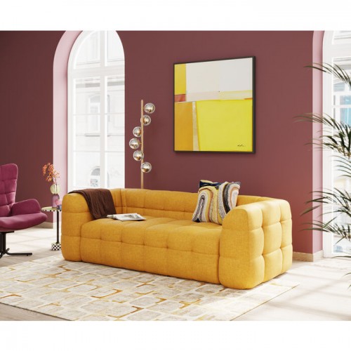 Asientos de terciopelo amarillo 240cm SALAMANCA Kare design - 2