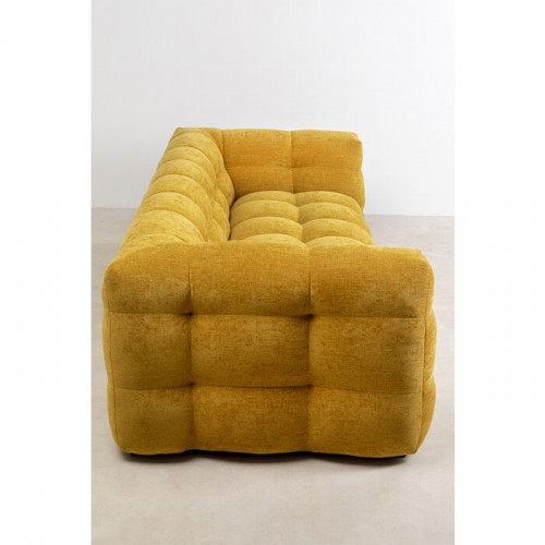 Canopy 3 velvet seats yellow 240cm SALAMANCA Kare design - 6
