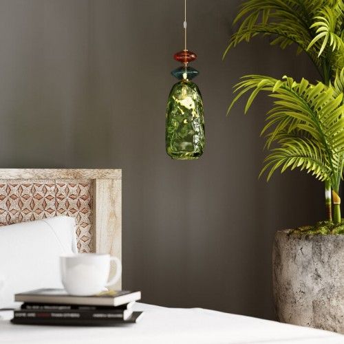 Lit 180 cm en bois clair ethnique PURO Kare design - 6