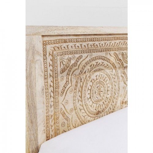 Bed 180 cm ethnic light wood PURO Kare design - 10
