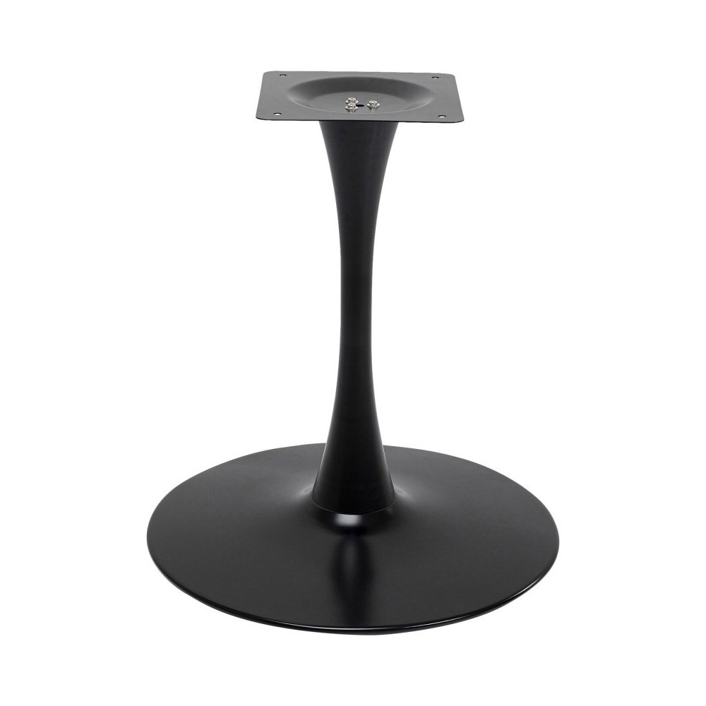 Mesa estampado nogal 110cm pie tulipán SCHICKERIA