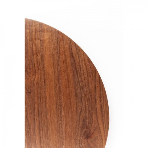 Table noyer pied tulipe 80cm SCHICKERIA Kare design - 1