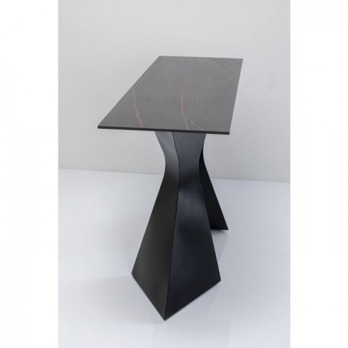 Black ceramic console 140x81cm GLORIA Kare design - 5