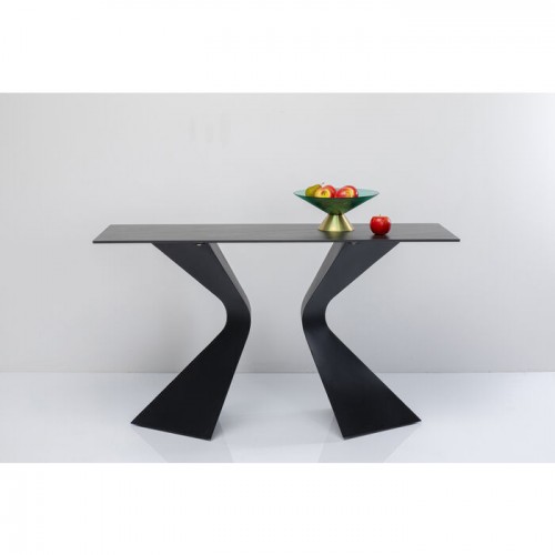 Black ceramic console 140x81cm GLORIA Kare design - 4