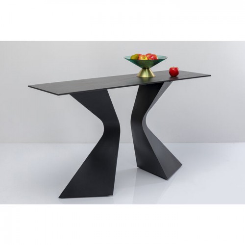 Black ceramic console 140x81cm GLORIA Kare design - 6