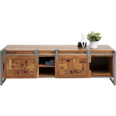 Meuble TV en bois d'acacia 145x45cm VANCOUVER Kare design - 2