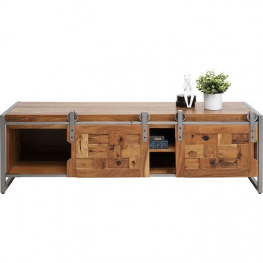 Meuble TV en bois d'acacia 145x45cm VANCOUVER Kare design - 4