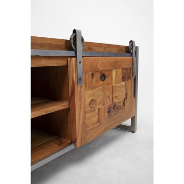 Meuble TV en bois d'acacia 145x45cm VANCOUVER Kare design - 8