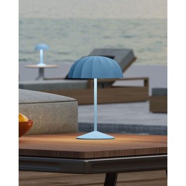 Lámpara exterior azul parasol 23cm OMBRELLINO SOMPEX SOMPEX - 2