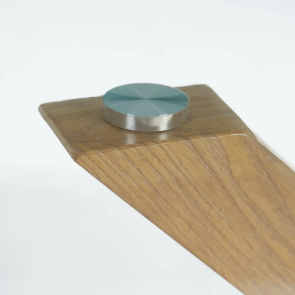 Table à manger ronde en verre et métal 120cm MESA IXIA - 5