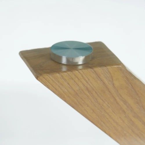 Tabela de refeições redondas de vidro e metal 120cm Mesa IXIA - 5
