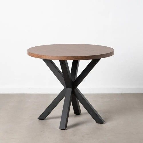 Mão de madeira e preto de madeira marrom 90cm Mesa IXIA - 3