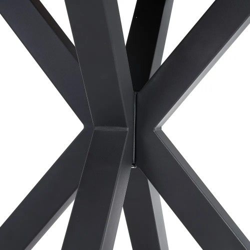 Mão de madeira e preto de madeira marrom 90cm Mesa IXIA - 7
