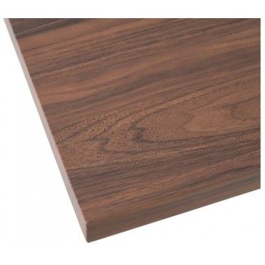 Tavolo da pranzo rettangolare in legno e metallo nero 160cm MESA IXIA - 5