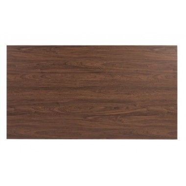 Tavolo da pranzo rettangolare in legno e metallo nero 160cm MESA IXIA - 9