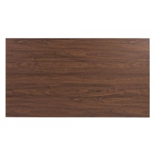 Mesa de jantar de madeira e preto retangular 160cm Mesa IXIA 9