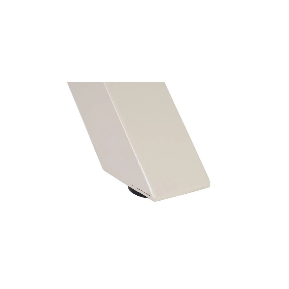 Mesa de jantar de madeira e branco retangular 160cm Mesa IXIA - 7