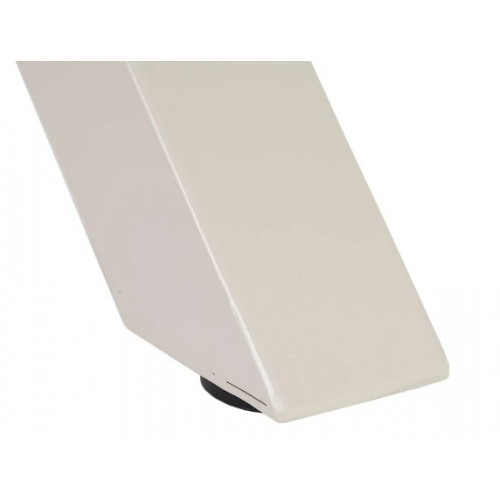 Mesa rectangular de madera y metal blanco 160cm MESA IXIA - 7