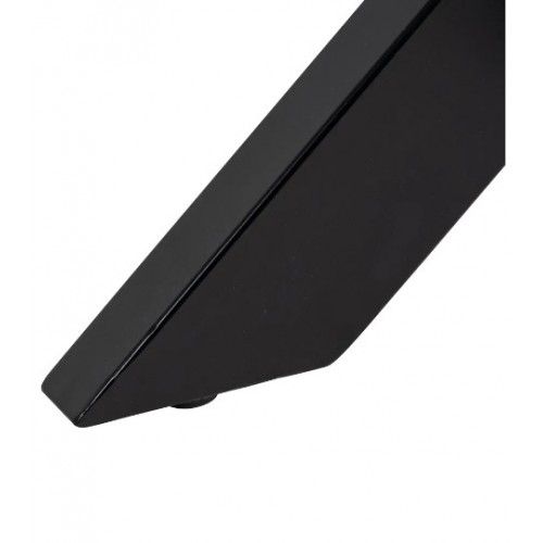Mesa de jantar redonda em madeira de manga e ferro preto 150cm mesa IXIA - 8