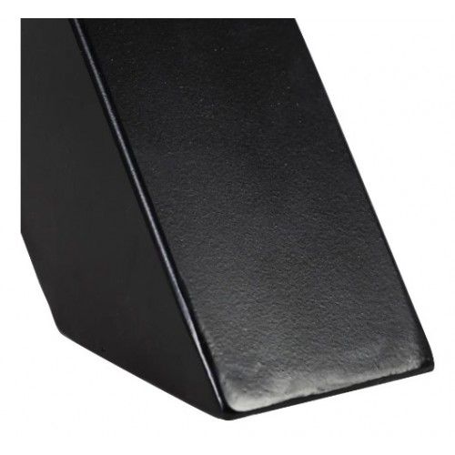 Mesa de jantar retangular em madeira de manga e ferro preto 160cm mesa IXIA 9