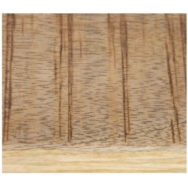 Houten en ijzeren rectangulaire eettafel 160 cm IXIA - 5