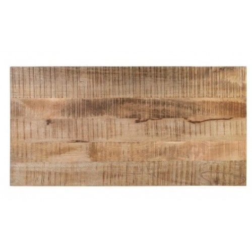 Mesa rectangular de madera y plancha 160cm MESA IXIA - 10