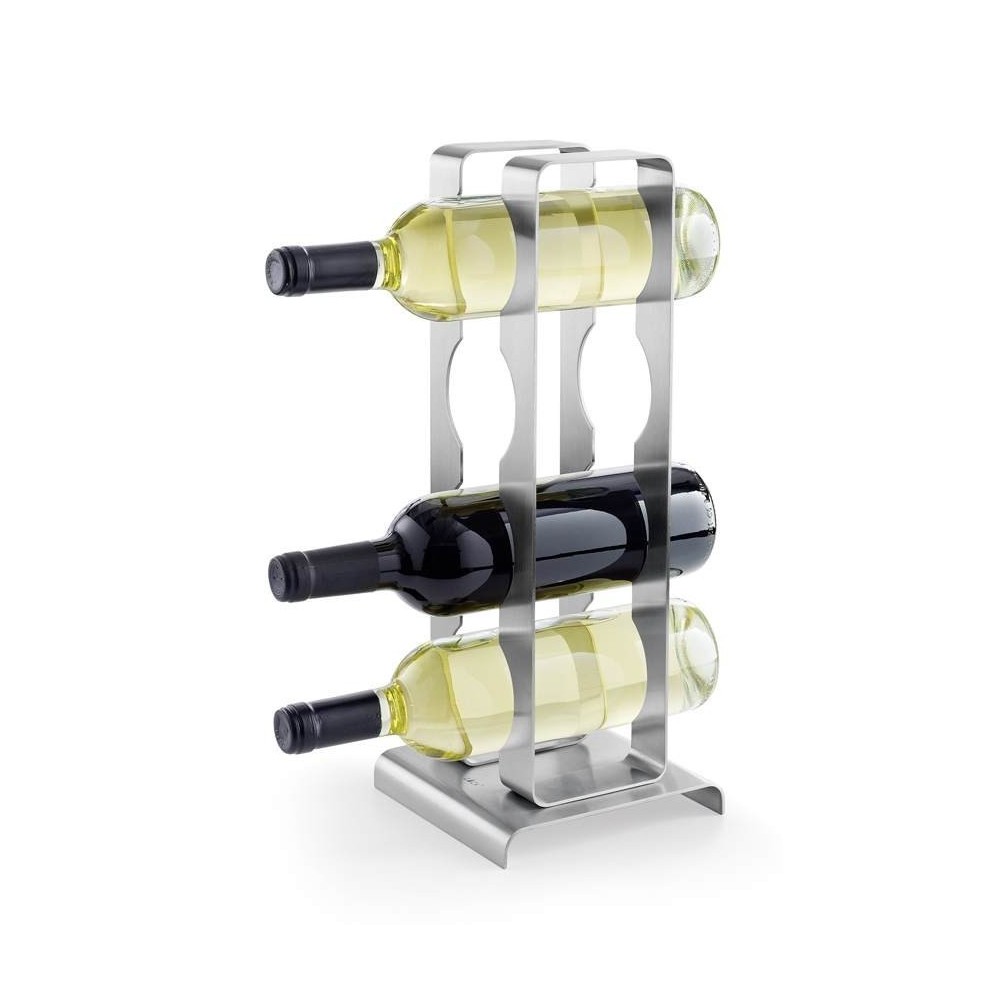 Porte-bouteilles vertical FONARE ZACK en inox pour 4 bouteilles