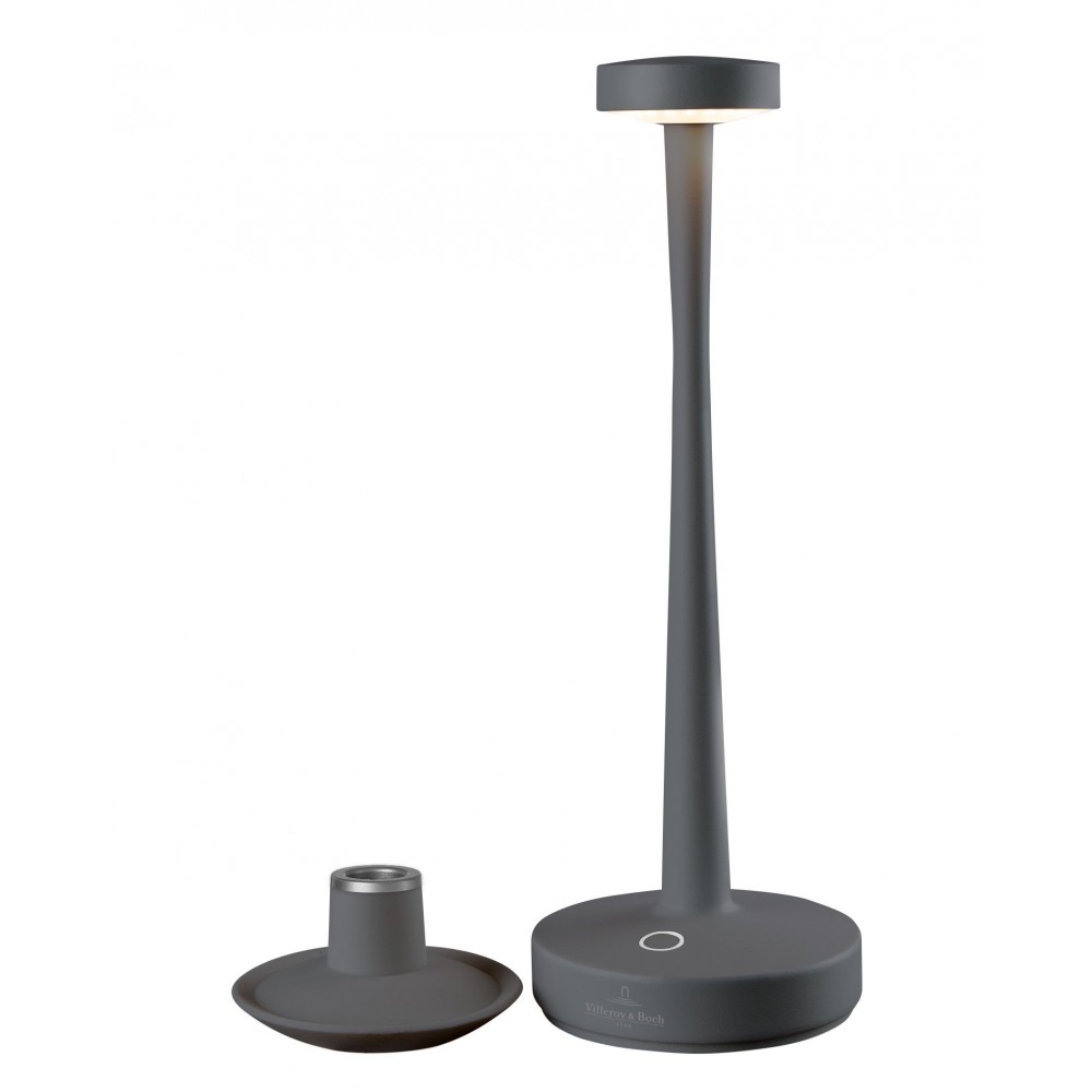 Lâmpada Exterior Anthracite Candle Holder 30cm Aarhus Villeroy & Boch Villeroy & Boch - 2