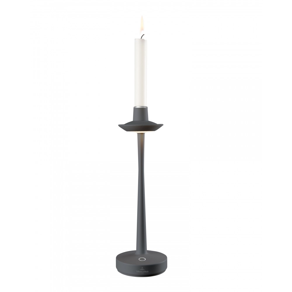 Lâmpada Exterior Anthracite Candle Holder 30cm Aarhus Villeroy & Boch Villeroy & Boch - 1