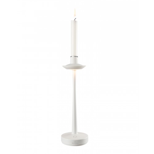 Suporte de vela branco lâmpada exterior 30cm Aarhus Villeroy & Boch Villeroy & Boch - 1
