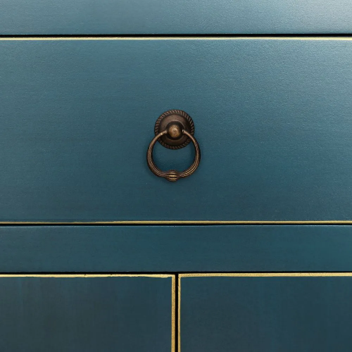 Blue Wood Bildrer 3 Gavetas 4 Portas Metal Oriente IXIA - 4