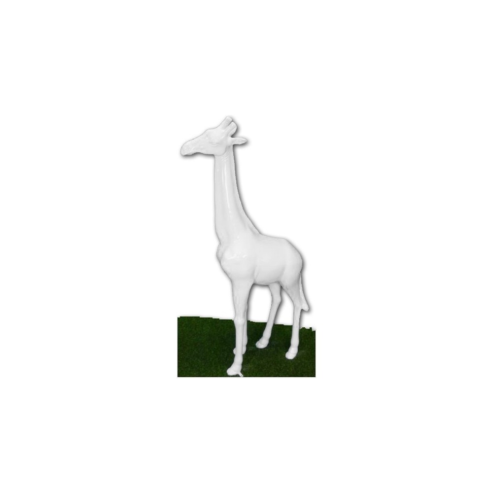 Lackierte weiße Giraffenstatue By-Rod - 3