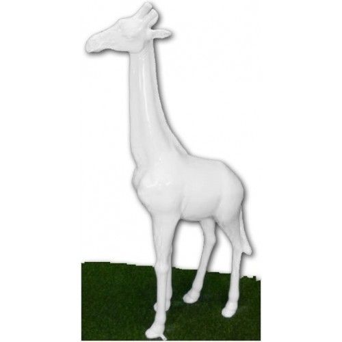 Lackierte weiße Giraffenstatue By-Rod - 3