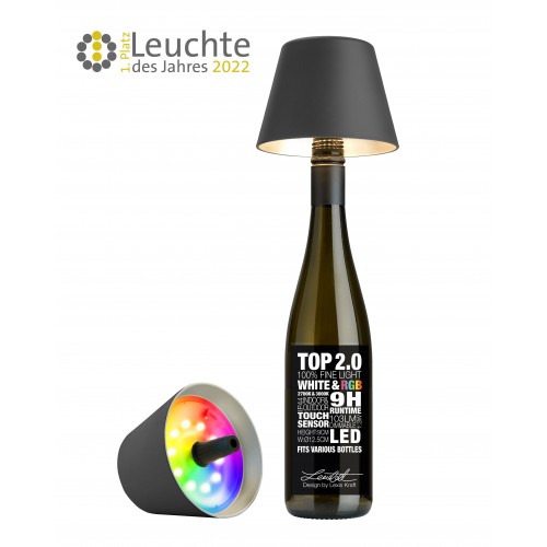 Lâmpada de garrafa recarregável RGB Anthracite Top 2.0 SOMPEX SOMPEX - 1