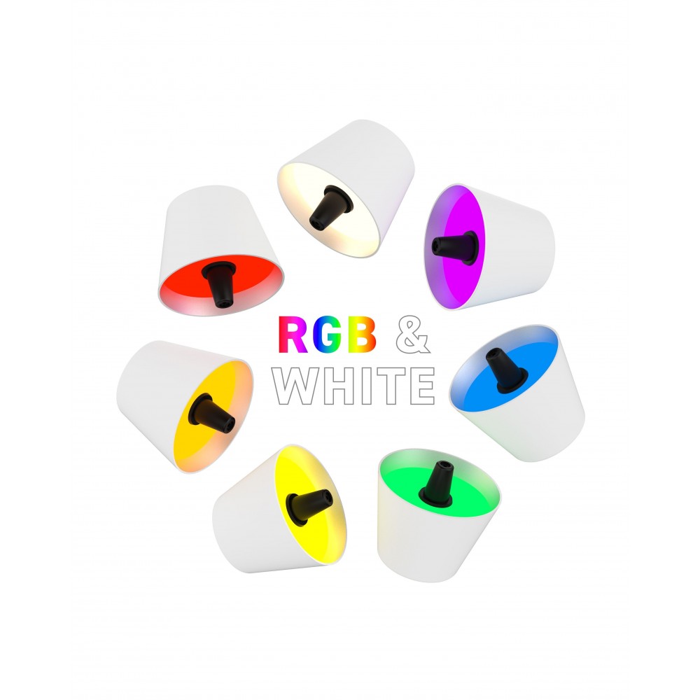 RGBW White Top 2.0 Lâmpada de garrafa recarregável SOMPEX SOMPEX - 4