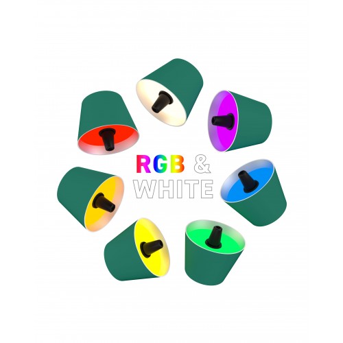 RGBW Green Top 2.0 Lâmpada de garrafa recarregável SOMPEX SOMPEX - 4
