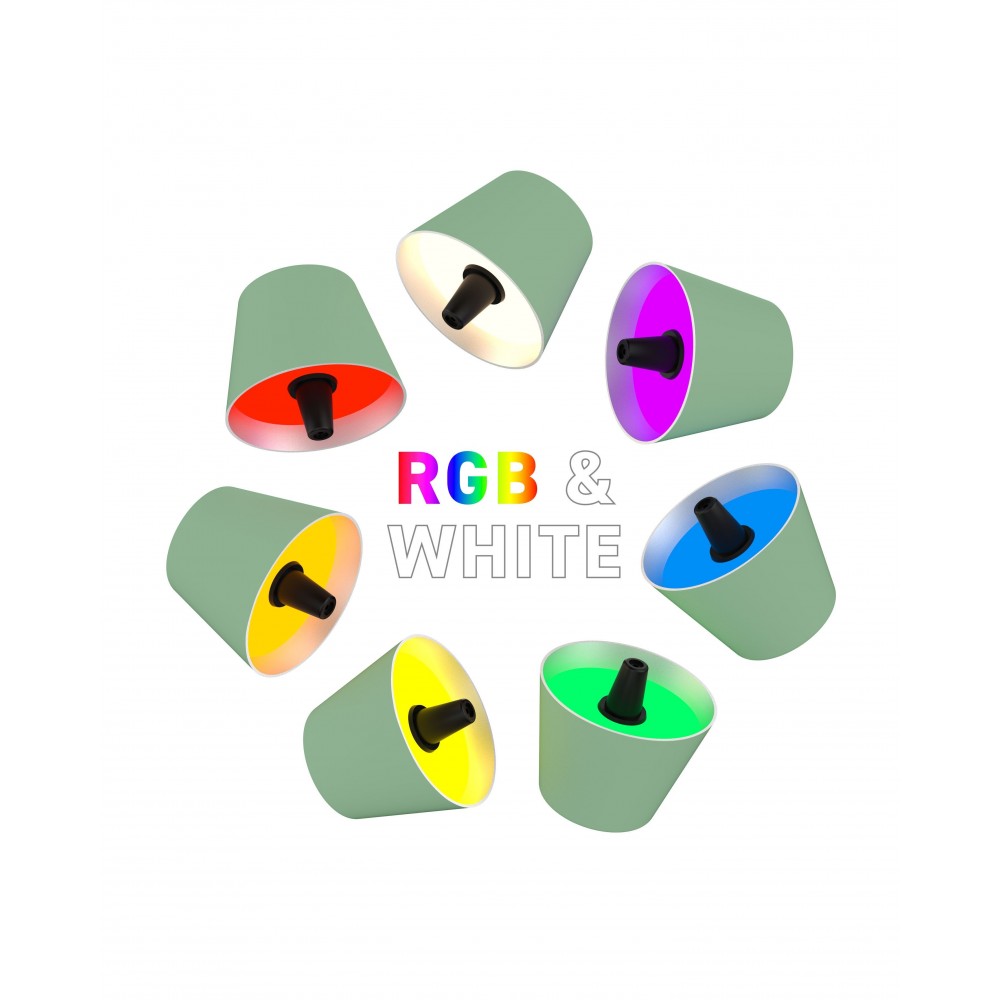 Botella recargable verde oliva RGBW TOP 2.0 SOMPEX SOMPEX - 4