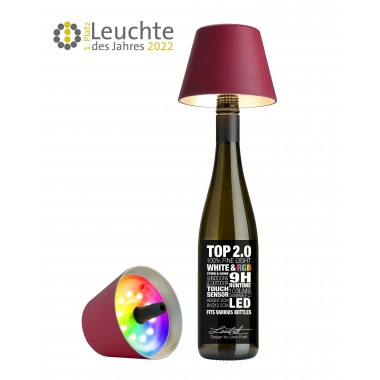 RGBW Bordeaux Top 2.0 Lâmpada de garrafa recarregável SOMPEX SOMPEX - 2