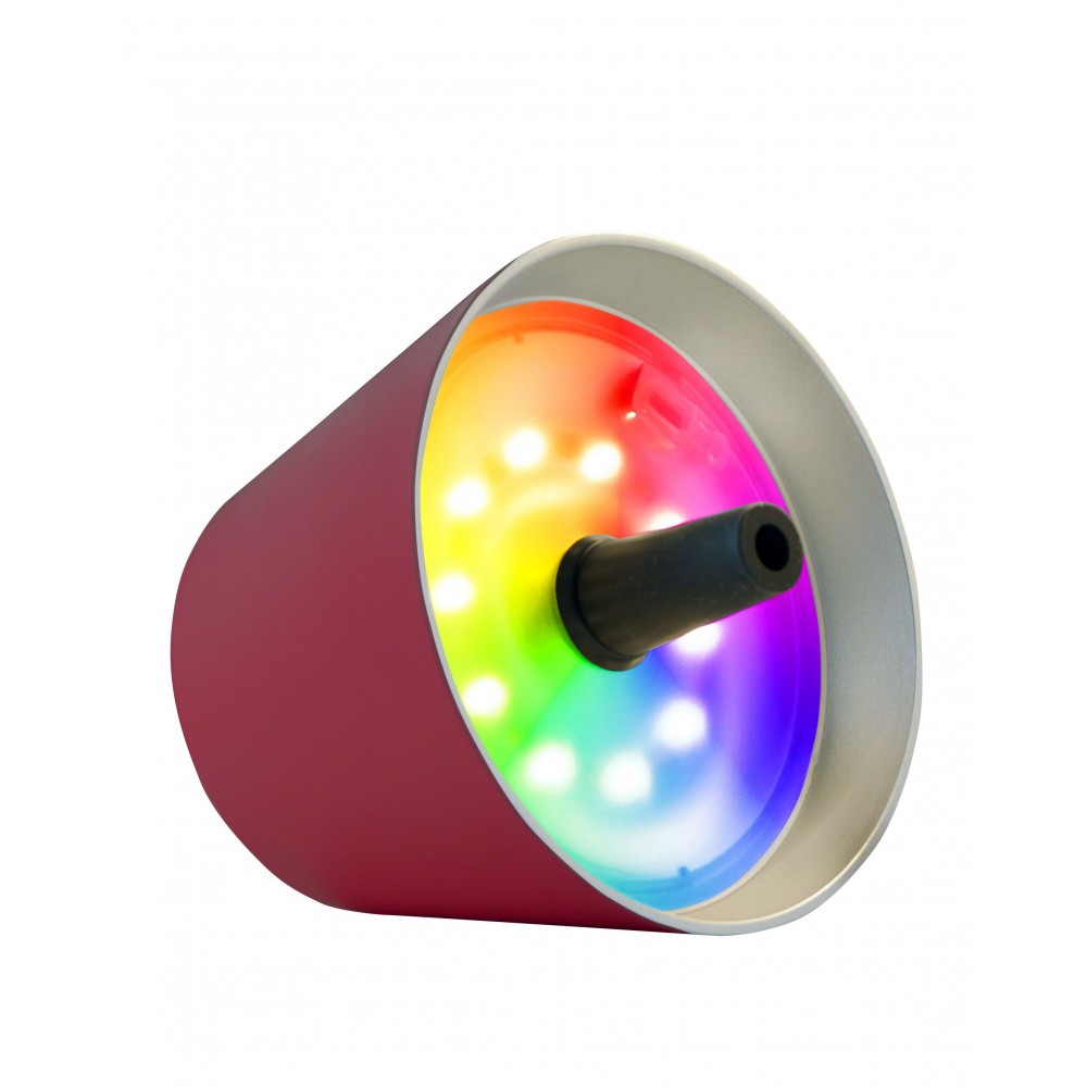 Lampe bouteille rechargeable RGBW bordeaux TOP 2.0 SOMPEX SOMPEX - 3