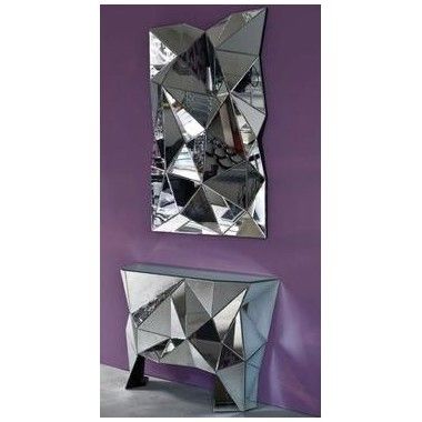 KARE Design PRISMA mirrored console table 126 cm 2