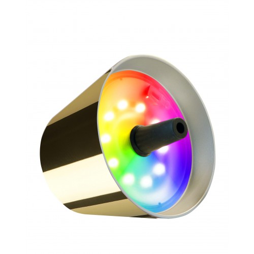 Oplaadbare fleslamp RGBW goud TOP 2.0 SOMPEX SOMPEX - 3
